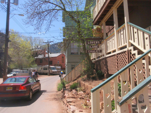 Lovers Lane in Manitou Springs, Valentine's Day Ride.